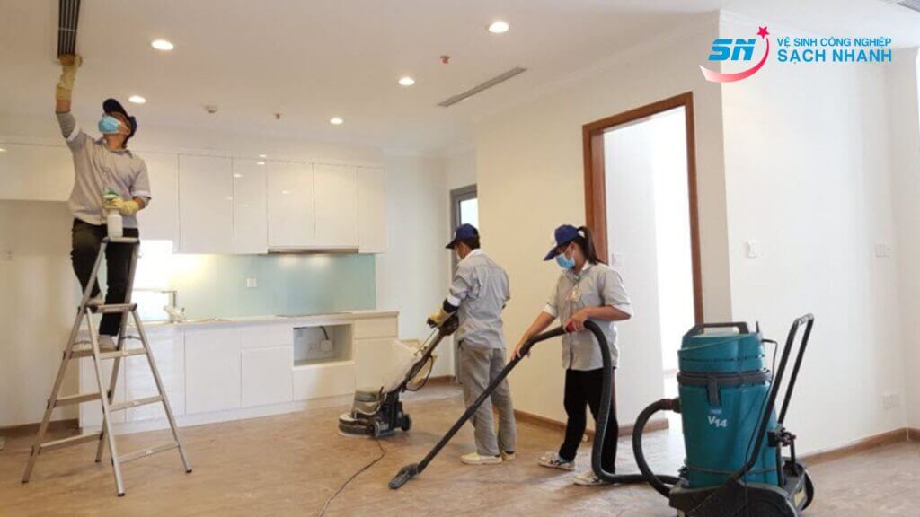 Dịch vụ vệ sinh sau xây dựng